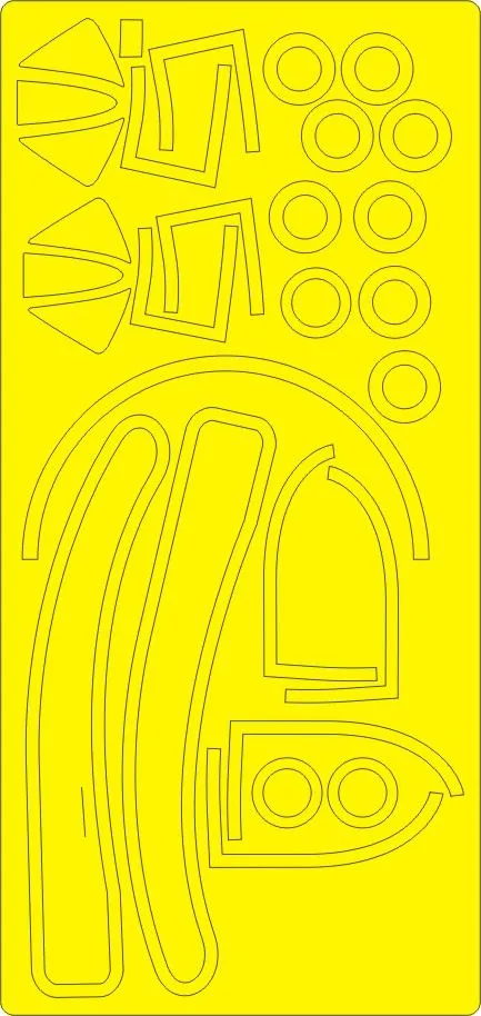 T-28B/C/D Trojan EXPERT mask for Roden 1:48