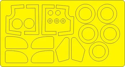 Pilatus UA-23/ PV-6 BASIC mask for Roden 1:48