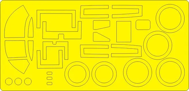 B-26B-80 Invader BASIC mask for ICM 1:48