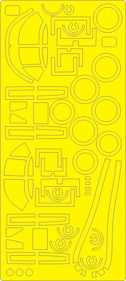 B-26B-80 Invader EXPERT mask for ICM 1:48