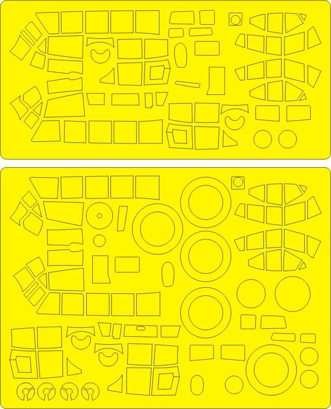 Ju 88D-1 EXPERT mask for ICM 1:48