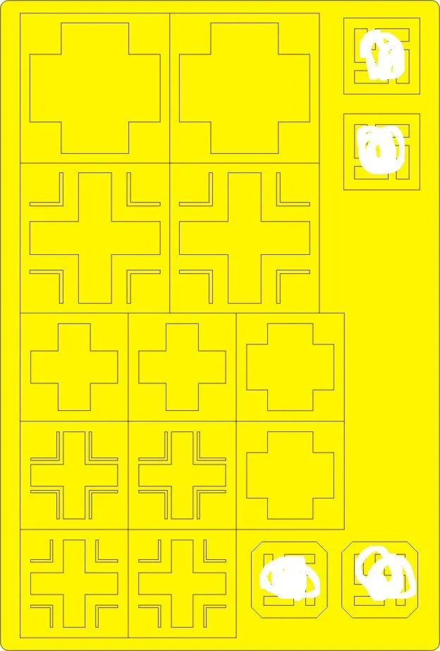 Ju 88D-1 MARKING mask 1:48