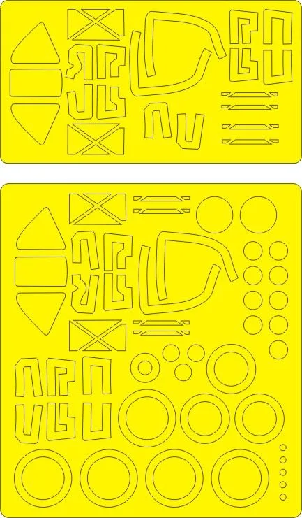 P-38 F/G Lightning EXPERT mask for Tamiya 1:48