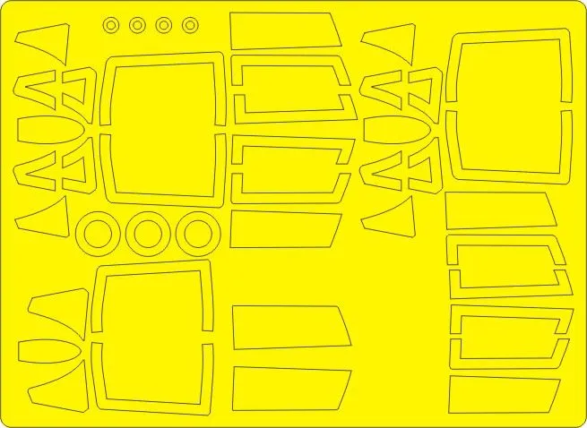 MiG-21UM ADVANCED mask for Trumpeter 1:48