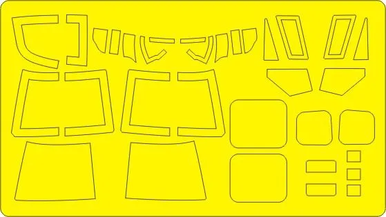 Westland Lynx AH-7 BASIC mask for Airfix 1:48