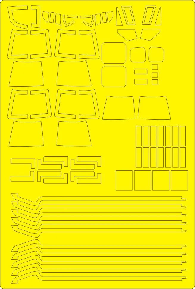 Westland Lynx AH-7 ADVANCED mask for Airfix 1:48
