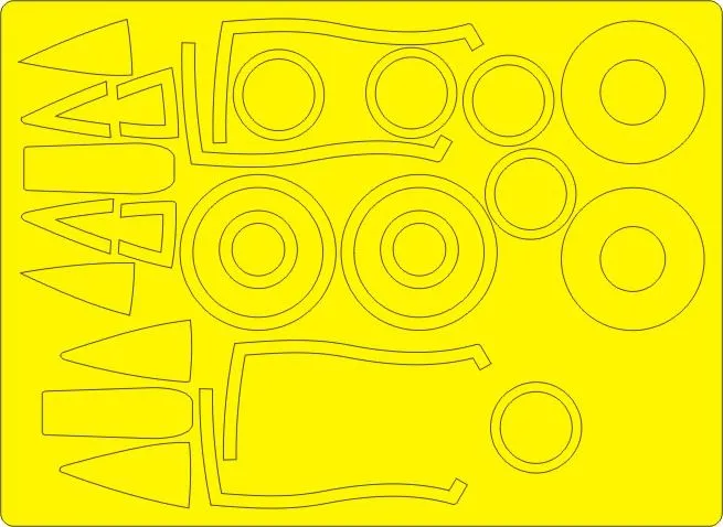 A-10 A/C Thunderbolt II EXPERT mask for Italeri 1:48