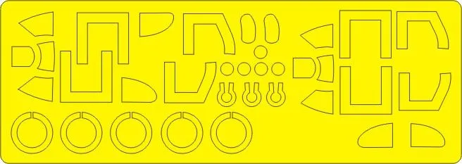 Yak-1 (early) EXPERT mask for ModelSvit 1:48