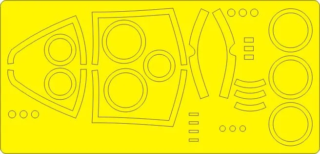 F-5E Tiger II BASIC mask for Kitty Hawk 1:32
