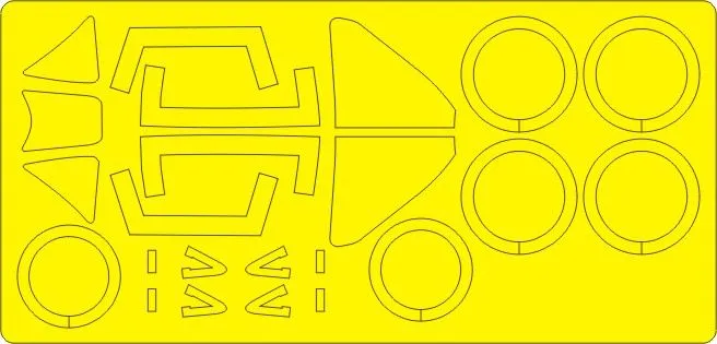 Me 262 A-1/A-2 BASIC mask for Revell 1:32