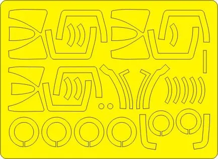 F-8E,J,P Crusader ADVANCED mask for Academy 1:72