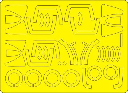 F-8E,J,P Crusader Expert mask for Academy 1:72