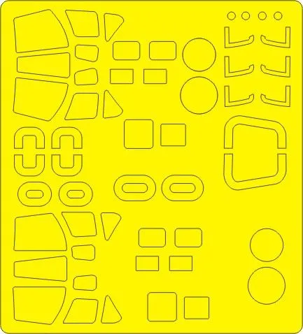 Tu-160 EXPERT mask for Trumpeter 1:72