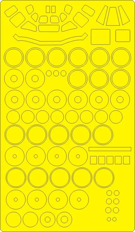 Tu-95MS BASIC mask for Trumpeter 1:72