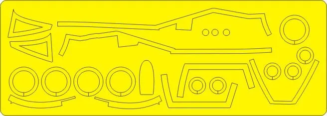 F-101A Voodoo BASIC mask for Valom 1:72