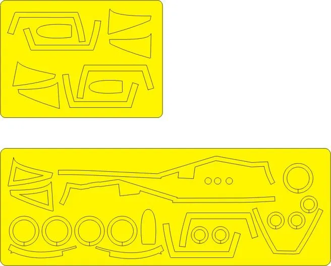 F-101A Voodoo EXPERT mask for Valom 1:72