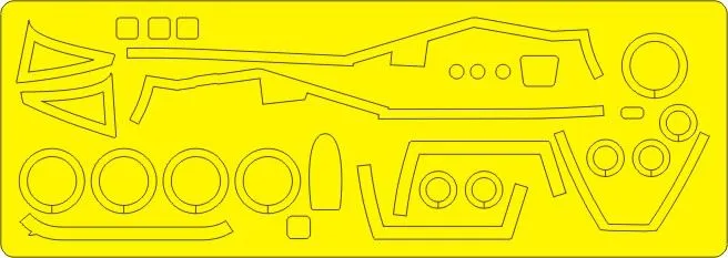RF-101A Voodoo BASIC mask for Valom 1:72