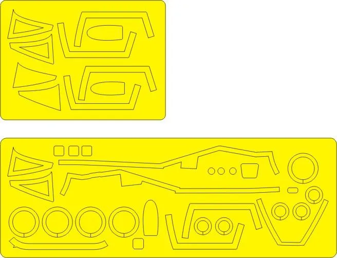 RF-101A Voodoo ADVANCED mask for Valom 1:72