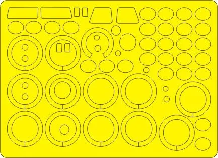 DC-4 BASIC mask for Revell 1:72