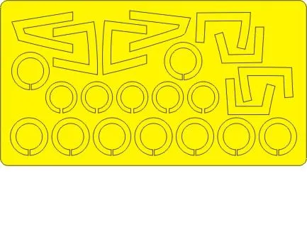 Su-34 BASIC mask for Italeri 1:72