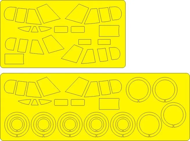B-52G ADVANCED mask for Italeri 1:72