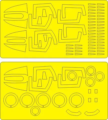 F-4 C/D Phantom II ADVANCED mask for Hasegawa 1:72