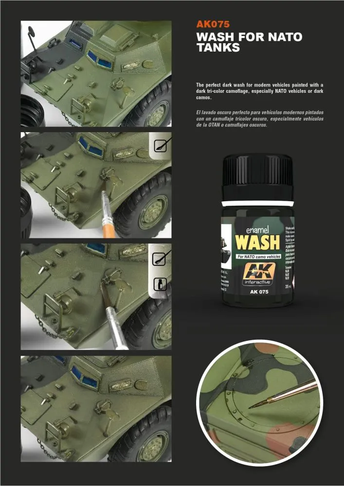 NATO camo vehicles wash 35ml