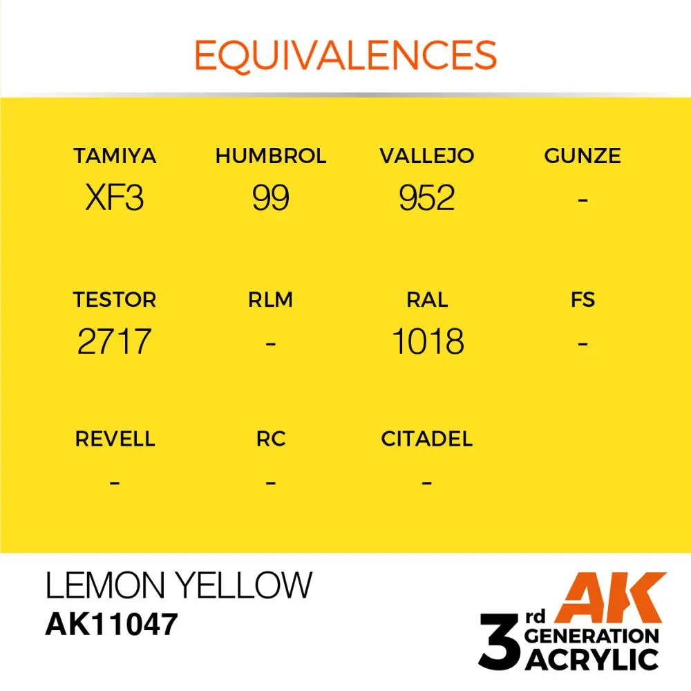 Lemon Yellow (3G) 17ml