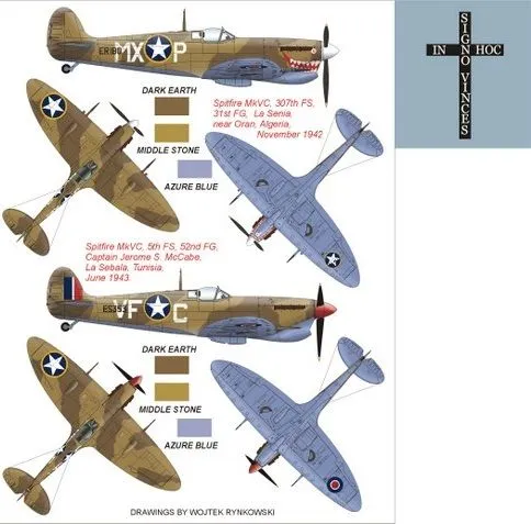 Spitfire Mk.Vc super mask for Hasegawa 1:32