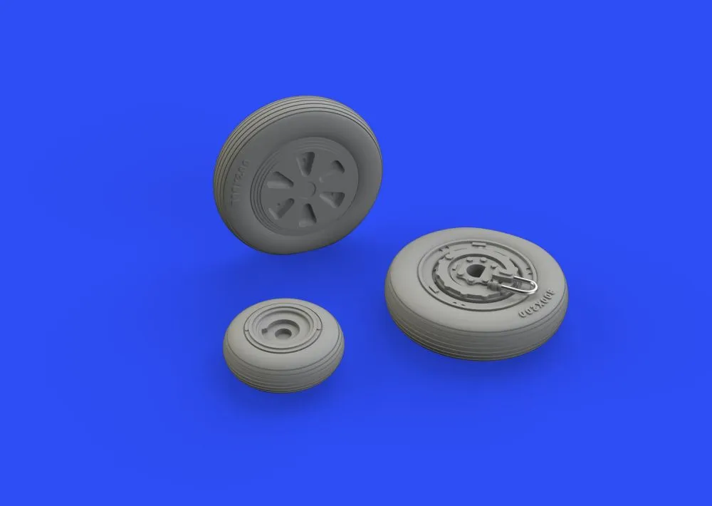 MiG-21PF wheels 1:72