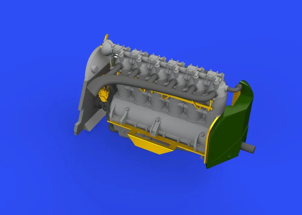 Fokker D. VII (OAW) engine/ Mercedes D. III 1:72