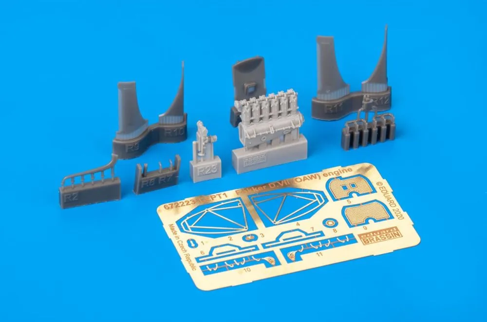 Fokker D. VII (OAW) engine/ Mercedes D. III 1:72