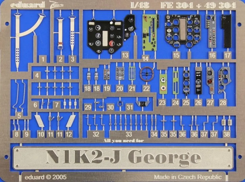 N1K2-J George P.E. set for Hasegawa (Zoom) 1:48