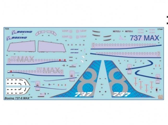 Boeing 737-8 MAX 1:144