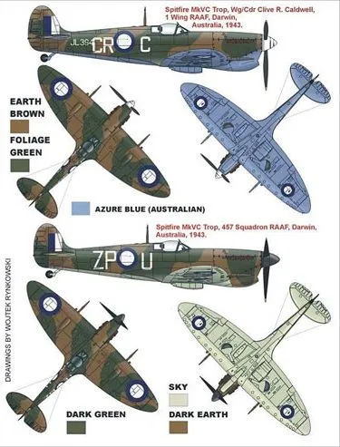 Spitfire Mk.Vc trop super mask for Special Hobby 1:48
