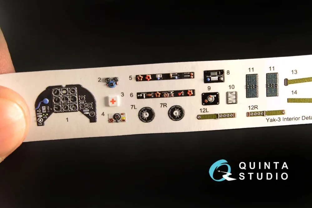 Yak-3 interior for Zvezda 1:48