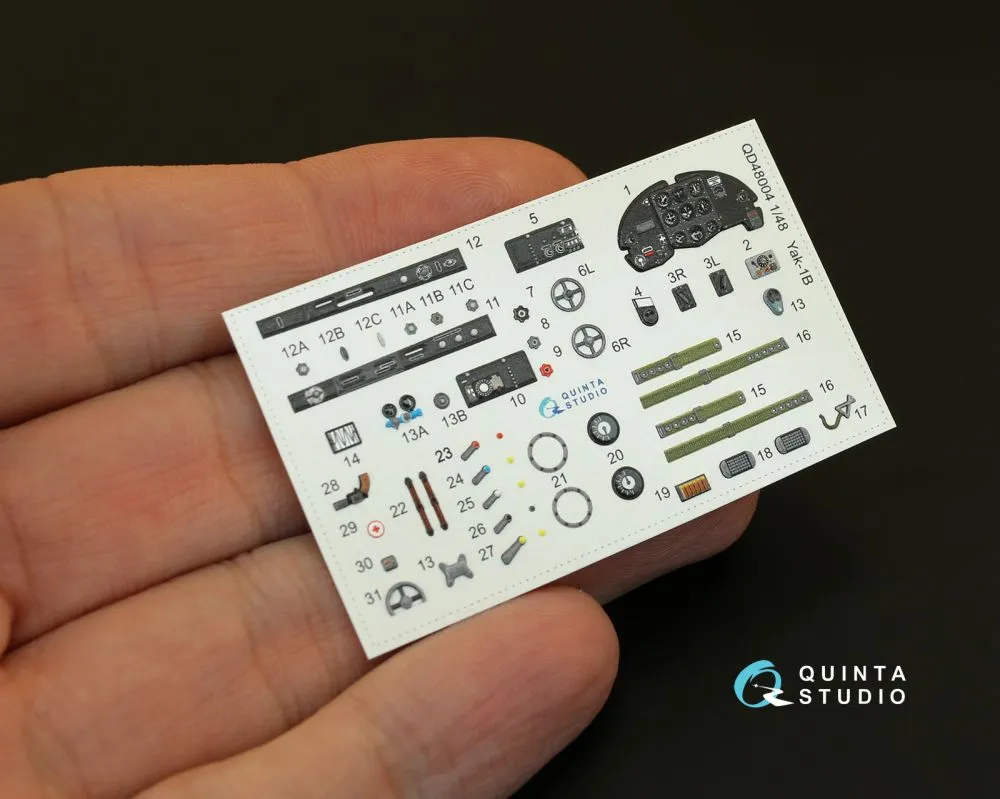 Yak-1B (late p.) interior 1:48