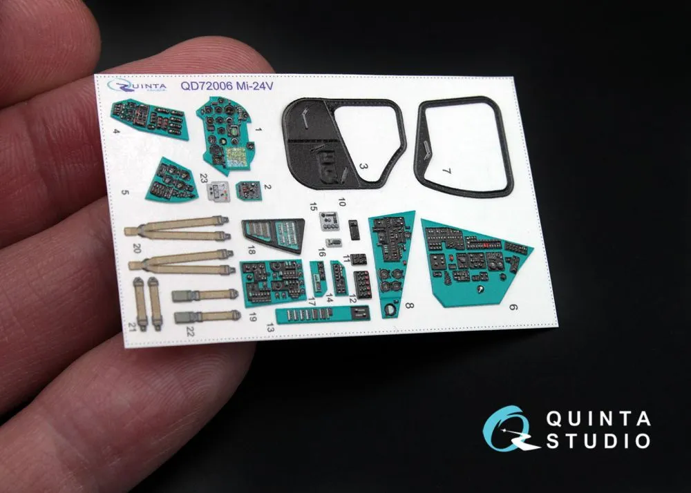 Mil Mi-24V interior for Zvezda 1:72