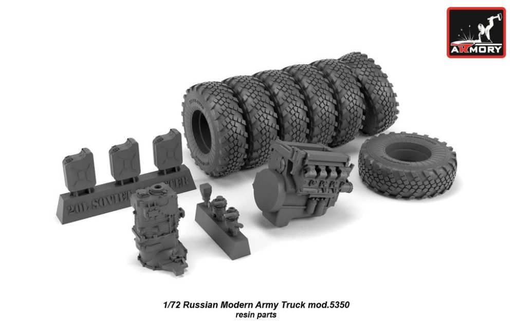 KamAZ-4350 (long base) 1:72