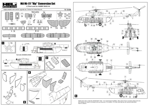 Mil Mi-171 Conversion set 1:72