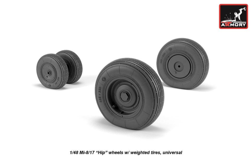 Mil Mi-8/17 Hip wheels 1:48