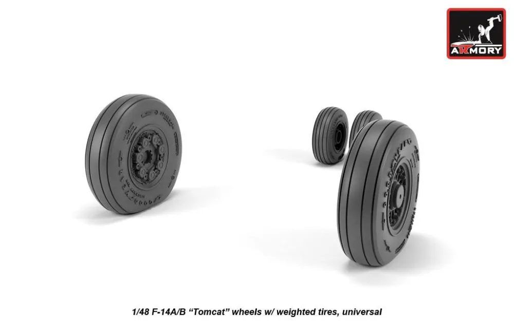F-14A/B Tomcat wheels 1:48