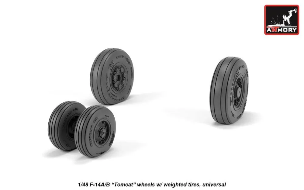 F-14A/B Tomcat wheels 1:48