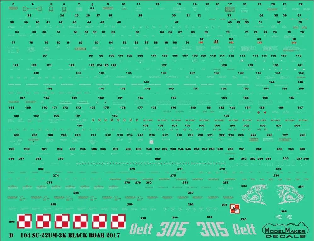 Su-22UM-3k Black Boar 2017 1:72