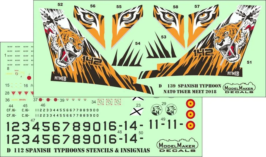 EF Typhoon - Spanish NATO Tiger Meet 2018 1:72