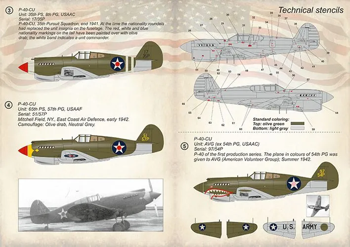 P-40C/CU Warhawk Part.2 1:48
