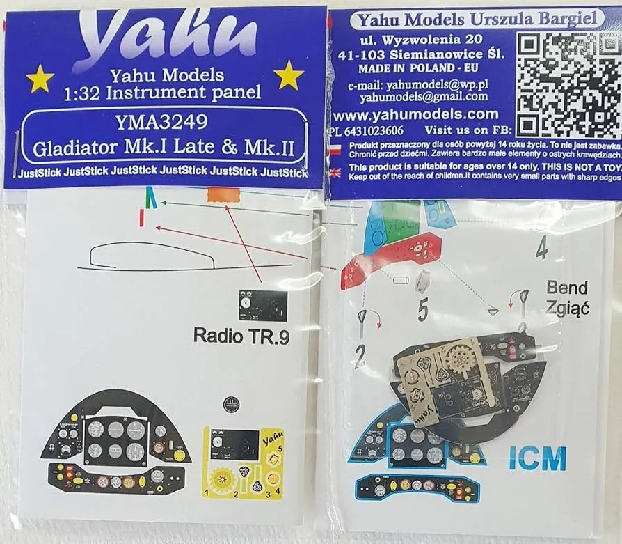 Gladiator Mk.I late & Mk.II - JustStick 1:32