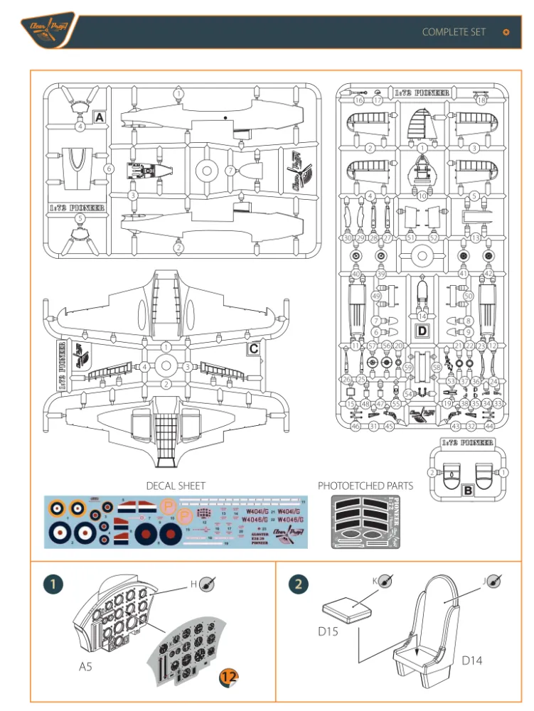 Gloster E28/39 Pioneer 1:72