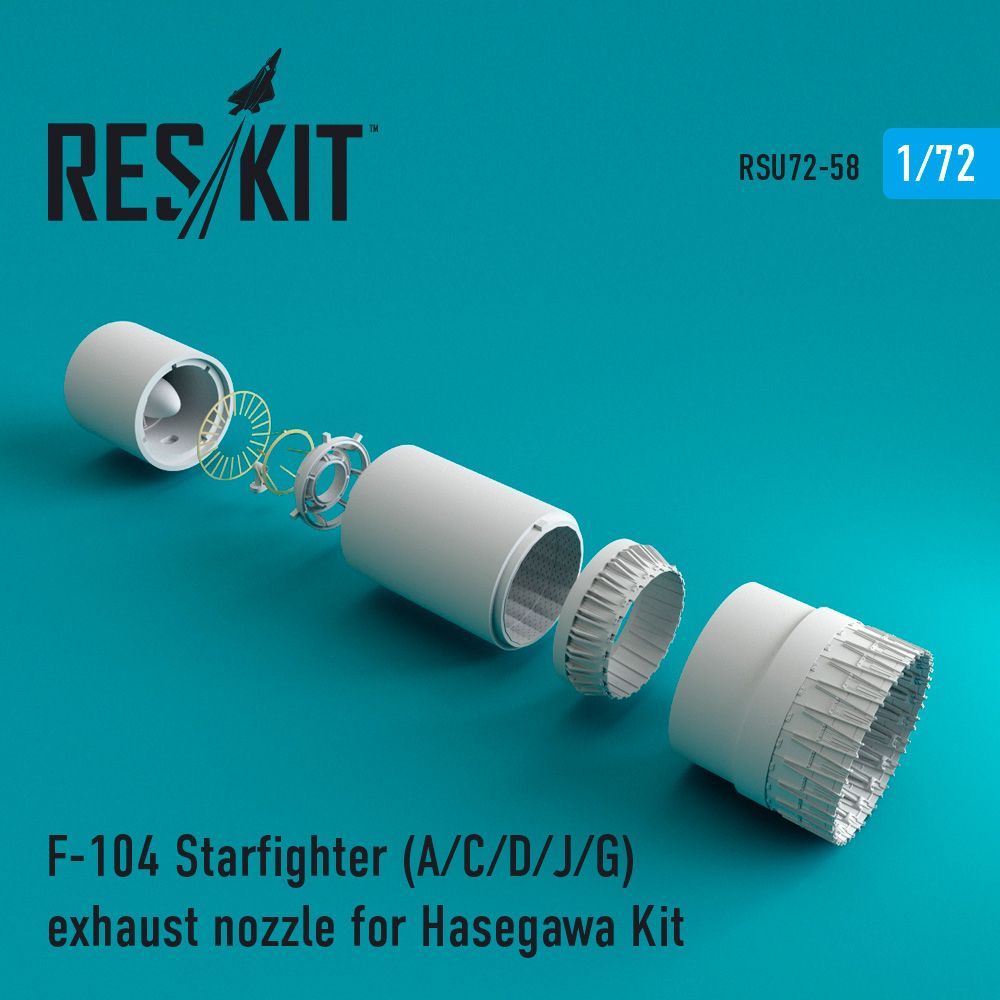 F-104 Starfighter (A/C/D/J/G) exhaust nozzle 1:72