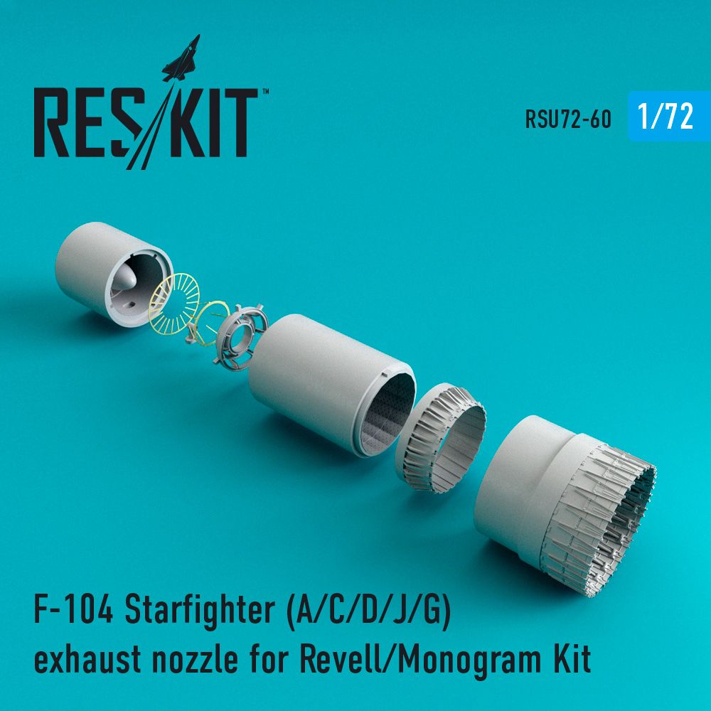 F-104 Starfighter (A/C/D/J/G) exhaust nozzle 1:72